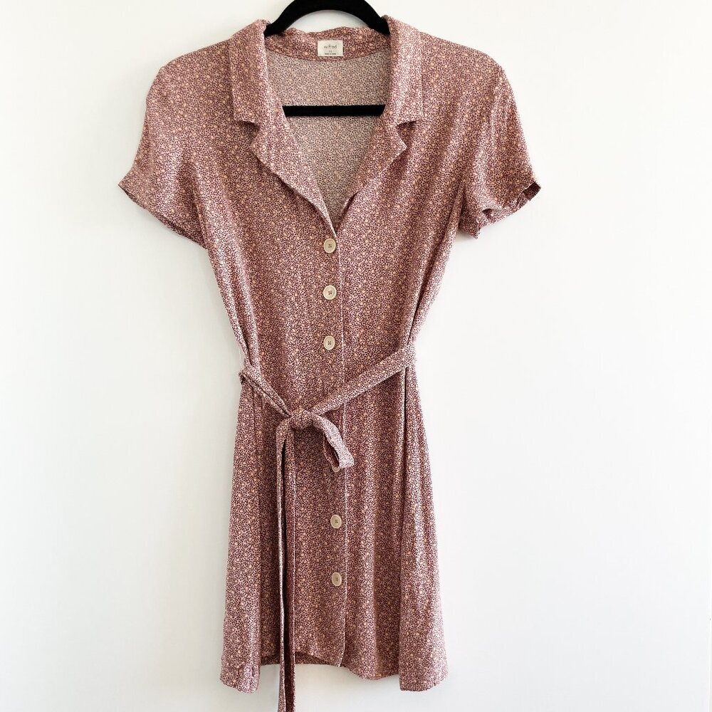 Wilfred Shirt Dress (floral print)